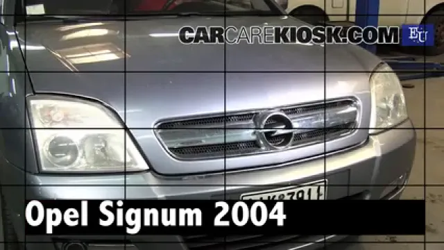 2004 Opel Signum Sport 2.0L 4 Cyl. Turbo Review